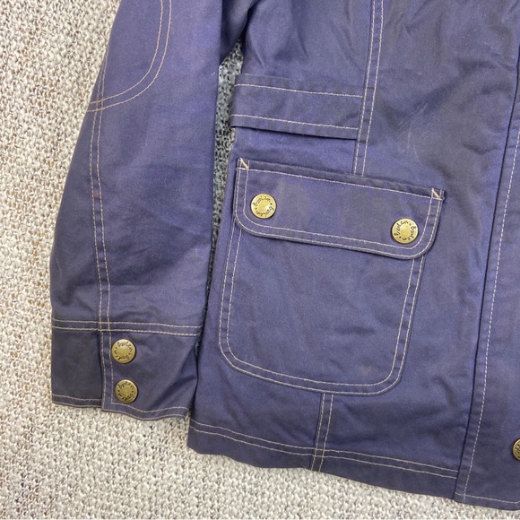 Boden Womens Blue Cotton Long Sleeve Pockets Full Zip Utility Jacket Size 12 - Picture 2 of 9